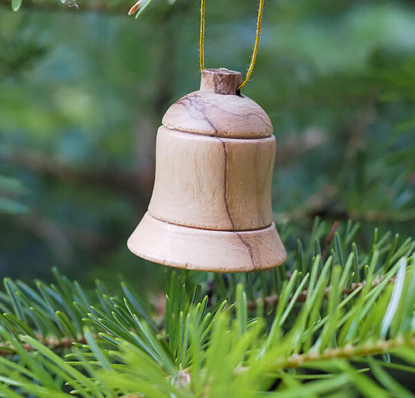 Glocke aus Olivenholz