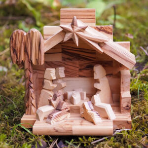 Olivenholzkrippe 1180