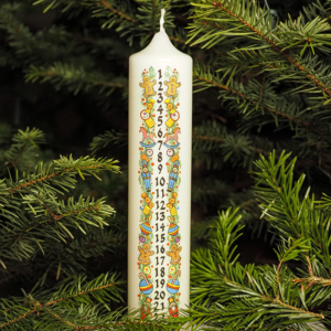 Kalenderkerzen, 250 mm hoch